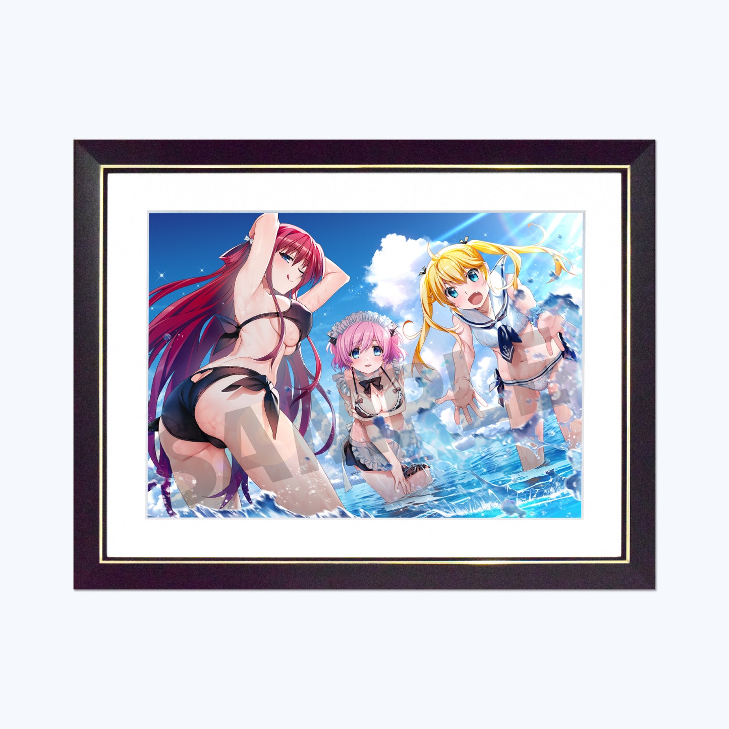 【受注生産】『グリザイア』天音＆みちる＆幸 高精細ファインアート